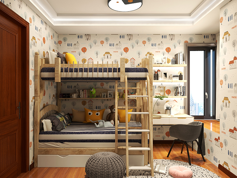常州兒童房裝修改造方案報價參考_常州兒童房裝修施工隊哪里找(圖3)