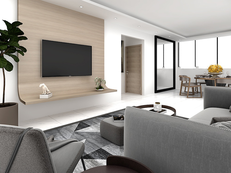 成都地中海安置房翻新案例_成都125平米房子裝修設(shè)計方案(圖4) 成都地中海安置房翻新案例_成都125平米房子裝修設(shè)計方案(圖4)