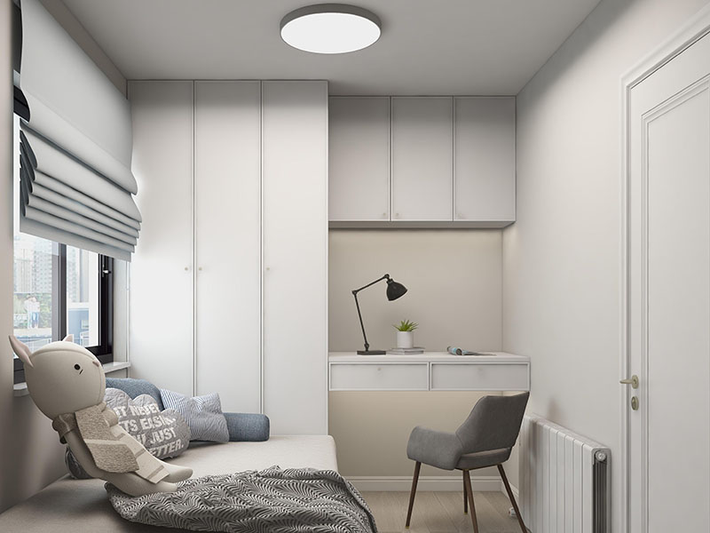 成都北歐風(fēng)格出租屋翻新案例_成都96平米房子裝修設(shè)計方案(圖3) 成都北歐風(fēng)格出租屋翻新案例_成都96平米房子裝修設(shè)計方案(圖3)