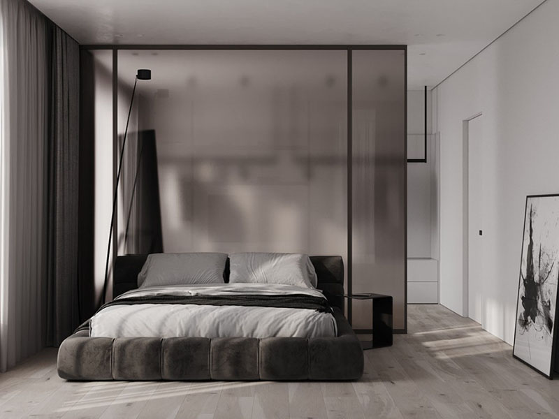 上?，F(xiàn)代簡(jiǎn)約二手房翻新案例_上海90平米房子裝修設(shè)計(jì)方案(圖4)