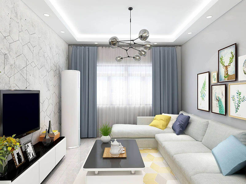 福州現(xiàn)代簡(jiǎn)約二手房翻新案例_福州90平米房子裝修設(shè)計(jì)方案(圖3) 福州現(xiàn)代簡(jiǎn)約二手房翻新案例_福州90平米房子裝修設(shè)計(jì)方案(圖3)