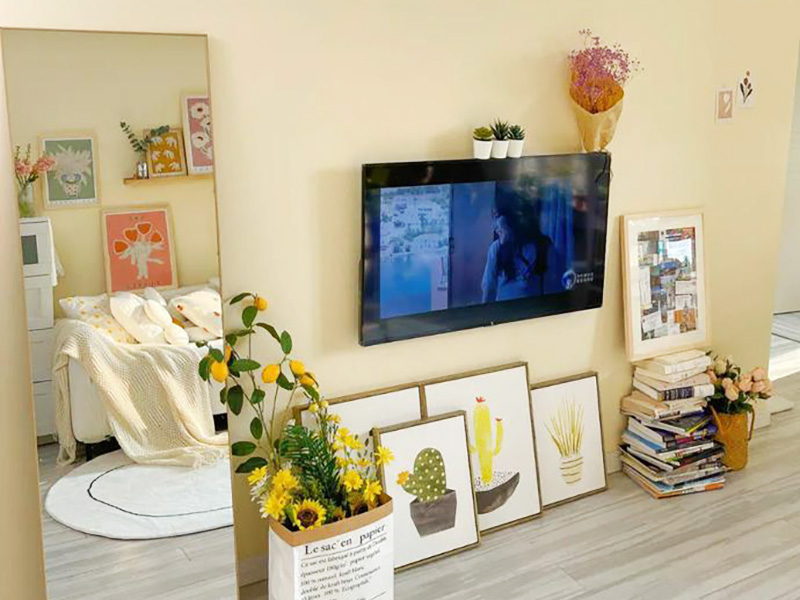 客廳電視背景墻裝修改造選哪些材料比較好？(圖2)