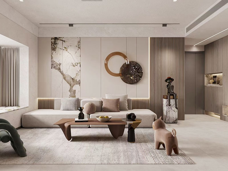 客廳地面裝修選擇地板還是地磚？(圖1)