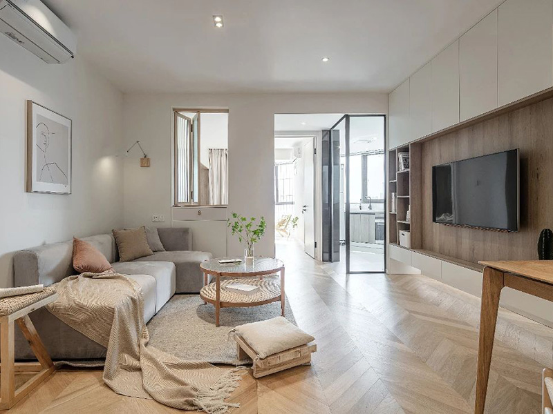 客廳地面裝修選擇地板還是地磚？(圖2)