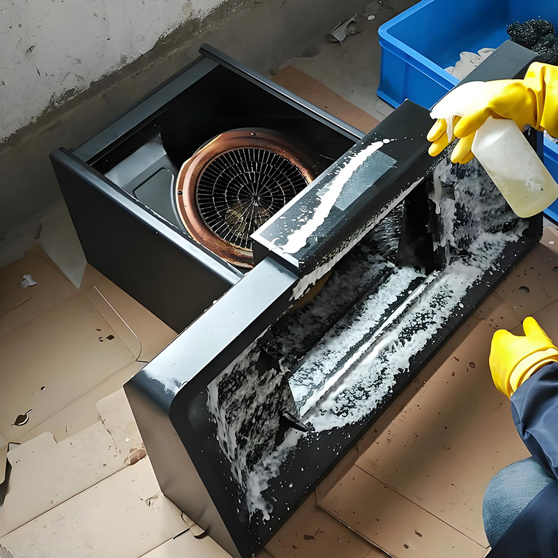 清洗油煙機(jī)用什么材料洗的干凈(圖2)