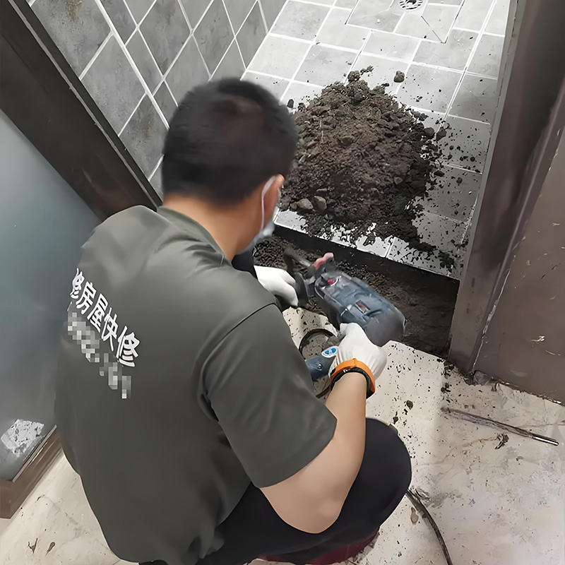 衛(wèi)生間過門石沒做防水怎么補(bǔ)救(圖1)