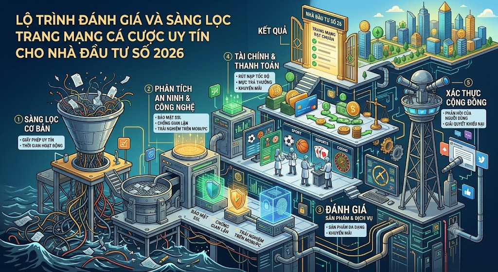 Lộ Trình Đánh Giá Và Sàng Lọc Trang Mạng Cá Cược Uy Tín Cho Nhà Đầu Tư Số 2026